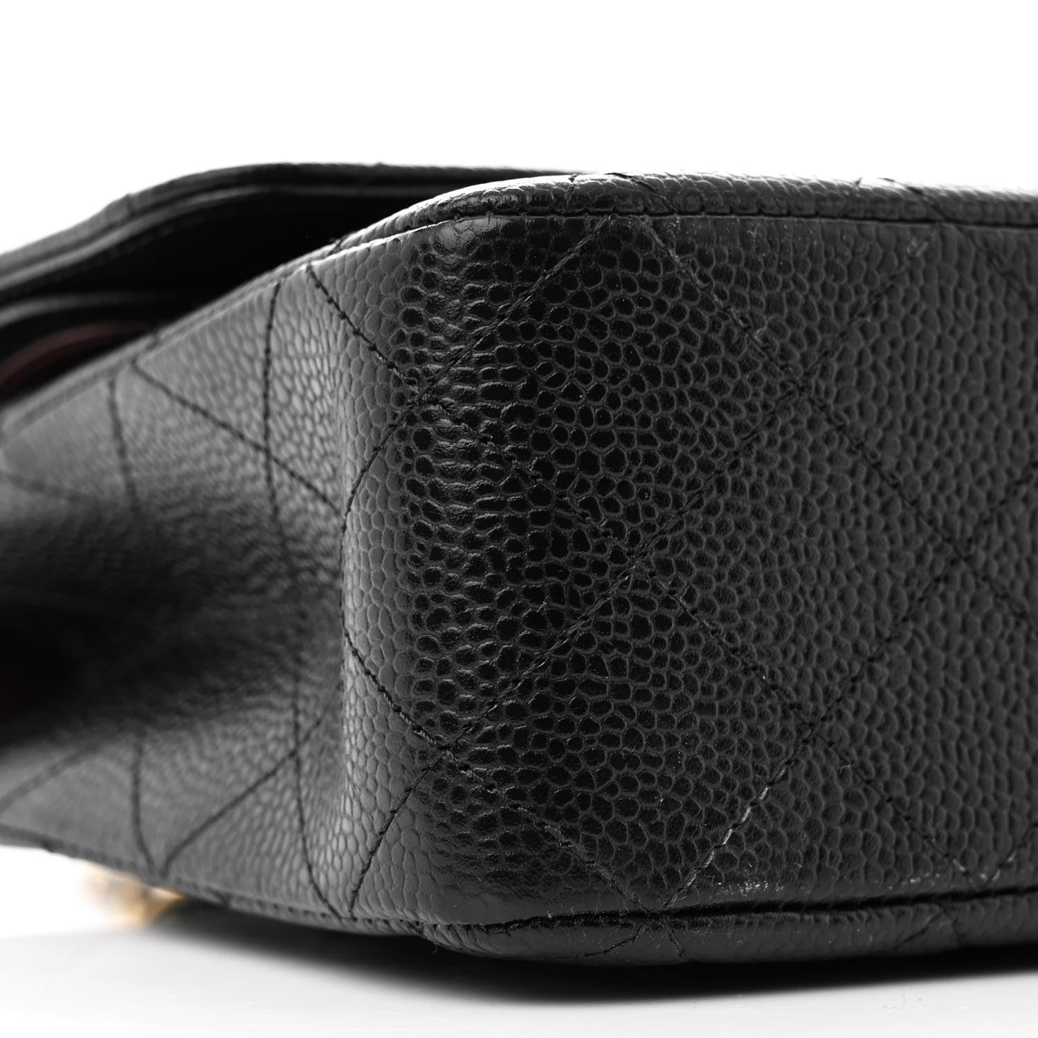 Chanel Caviar Quilted Medium Double Flap Black 9 of 10