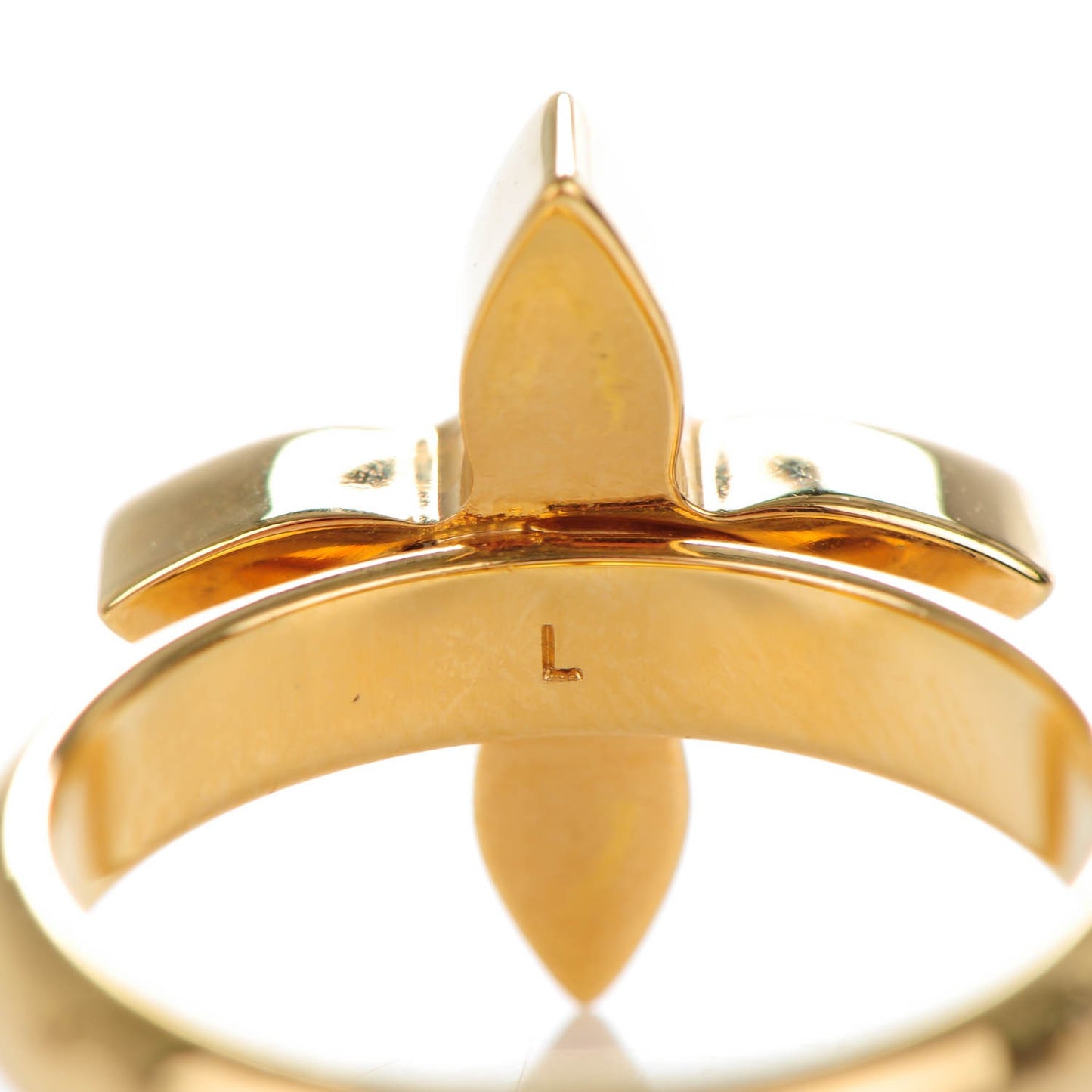 Crystal Idylle Ring L Gold