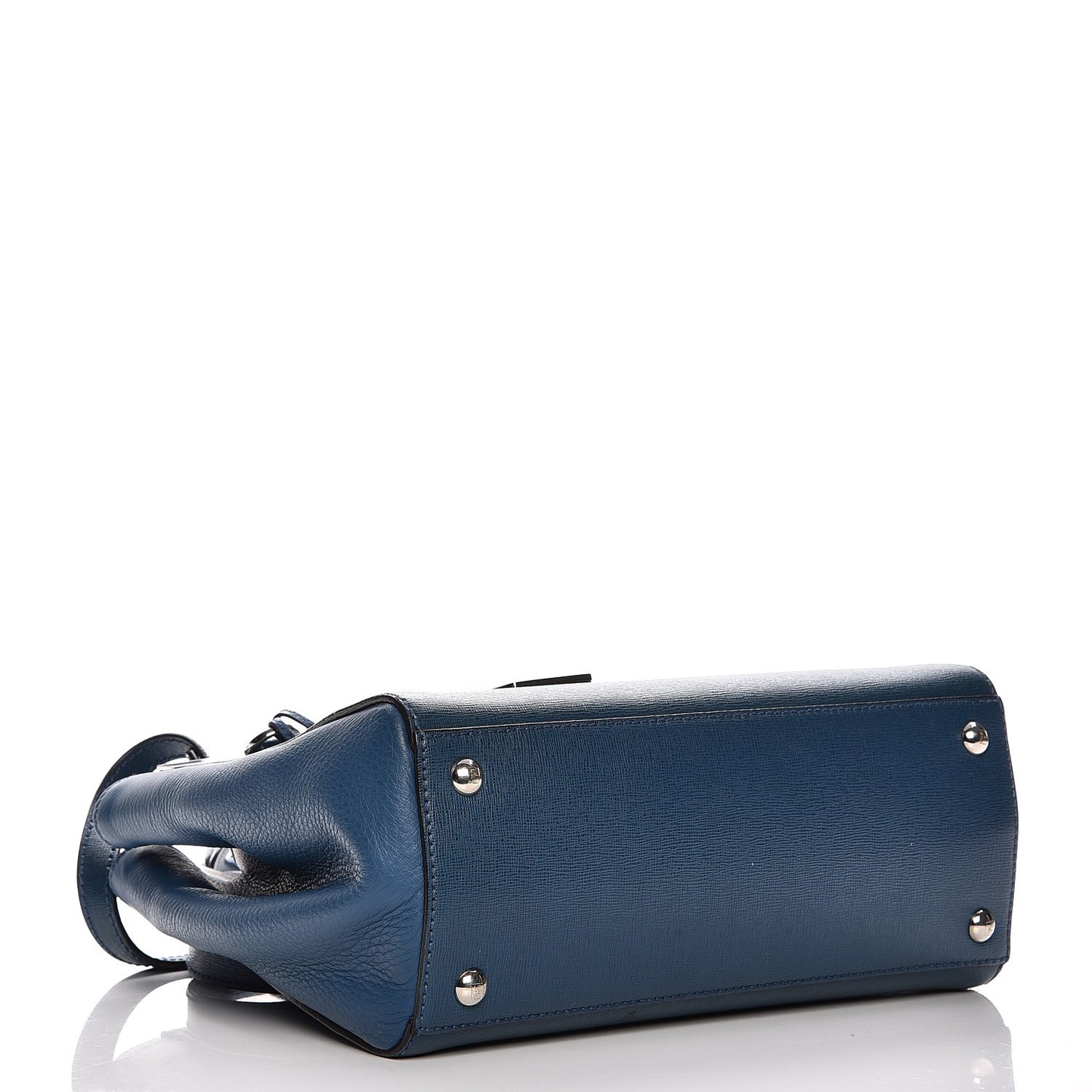 Vitello Elite Petite 2Jours Tote Blue Cobalto