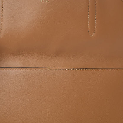 Fendi Vitello Grace Suede Flip Tote Nocciola Marrone 13 of 15