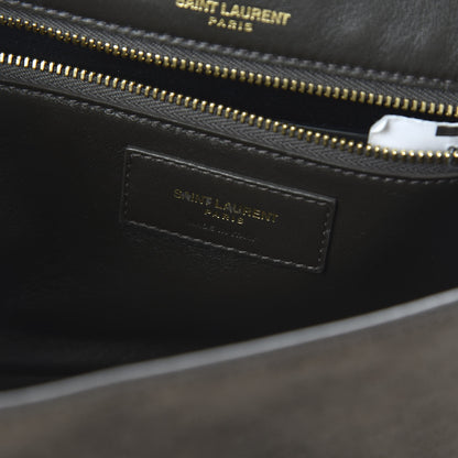 Saint Laurent Suede Monogram Tassel Kate 99 Pebble 8 of 9