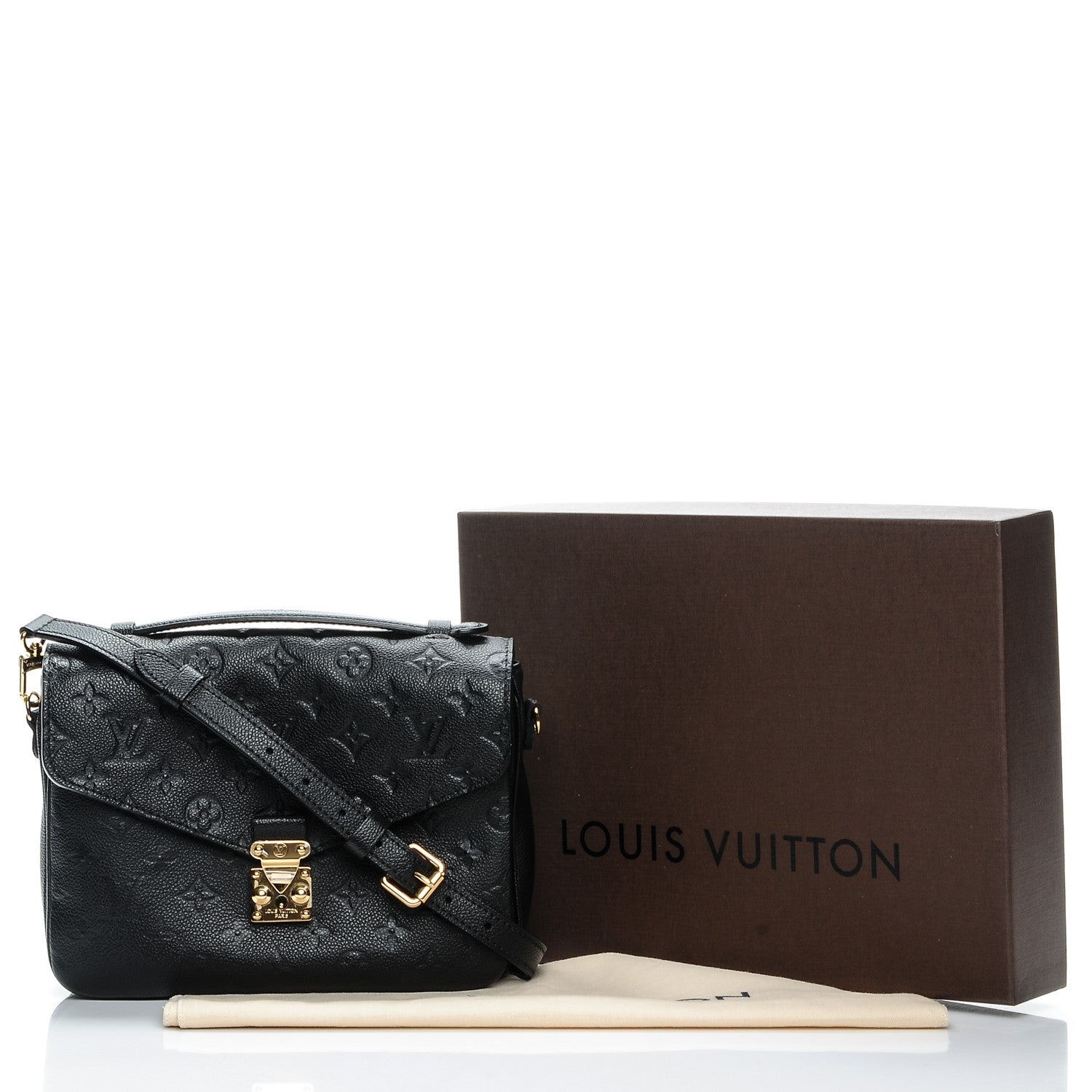Louis Vuitton Empreinte Pochette Metis Black 9 of 9