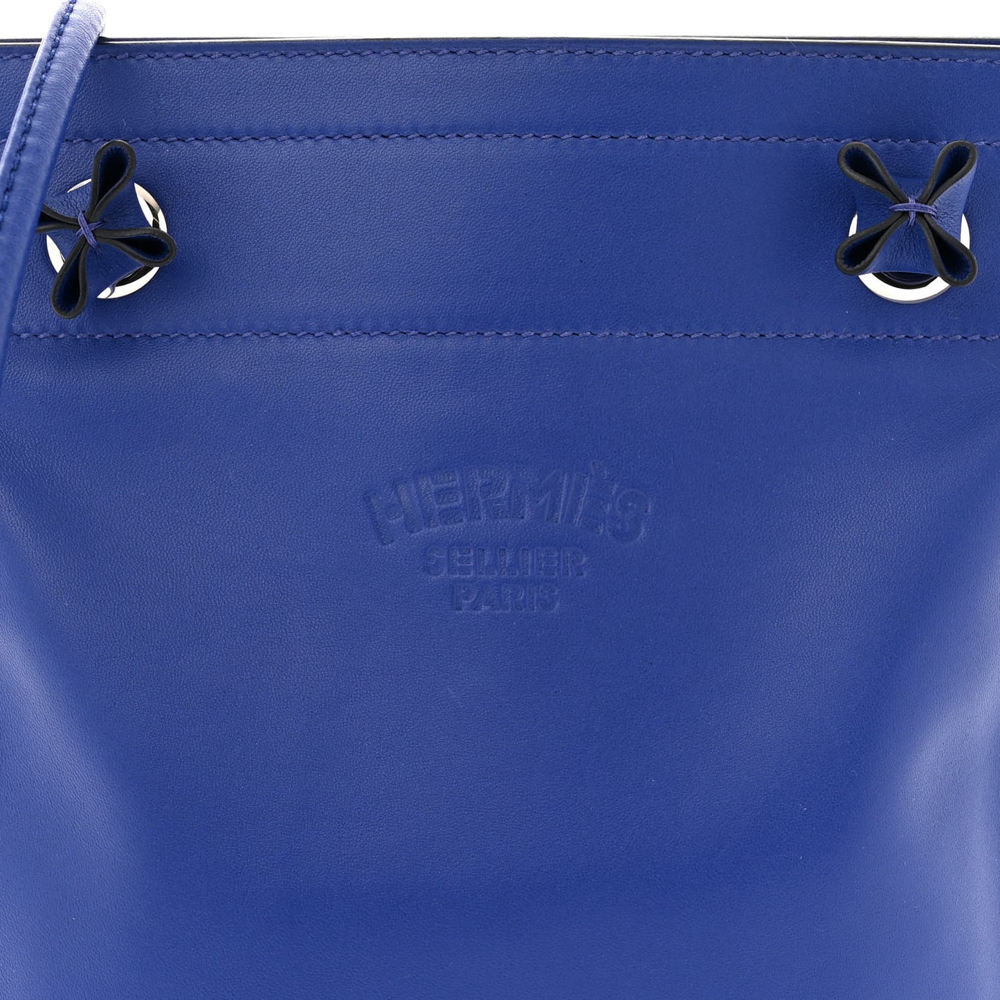 Milo Lambskin Swift Mini Aline Bleu Electrique