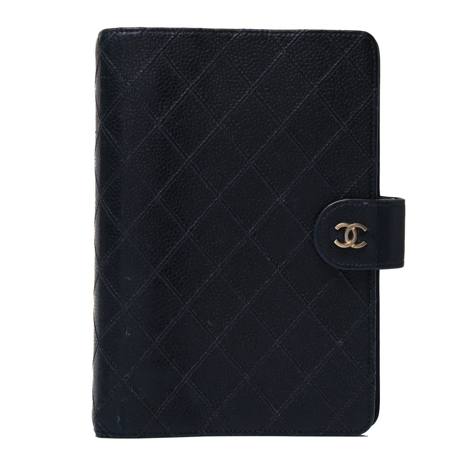 Chanel Caviar Stitched Agenda Cover Black 1 of 8