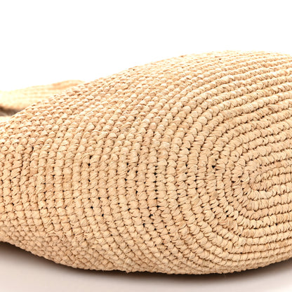 Loewe Raffia Mini Slit Tote Bag Natural Tan 8 of 9