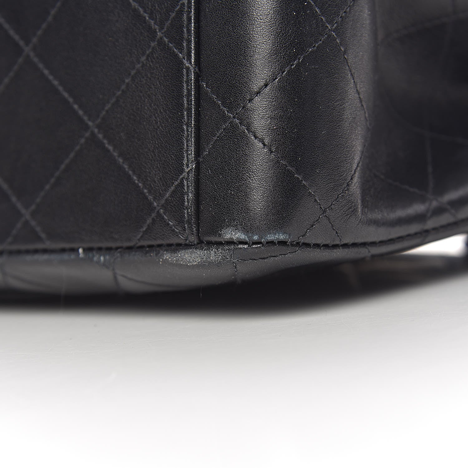 Chanel Lambskin Quilted XL Jumbo Single Flap Black 9 of 19