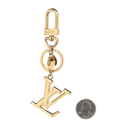 Louis Vuitton LV Facettes Bag Charm Key Holder Gold 2 of 5