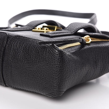 3.1 Phillip Lim 3.1 Textured Calfskin Mini Pashli Satchel Black 9 of 10