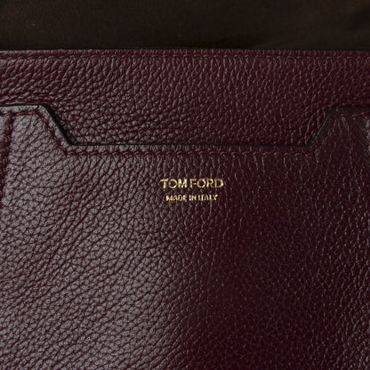 Tom Ford Calfskin Mini Jennifer Crossbody Bag Oxblood 8 of 9