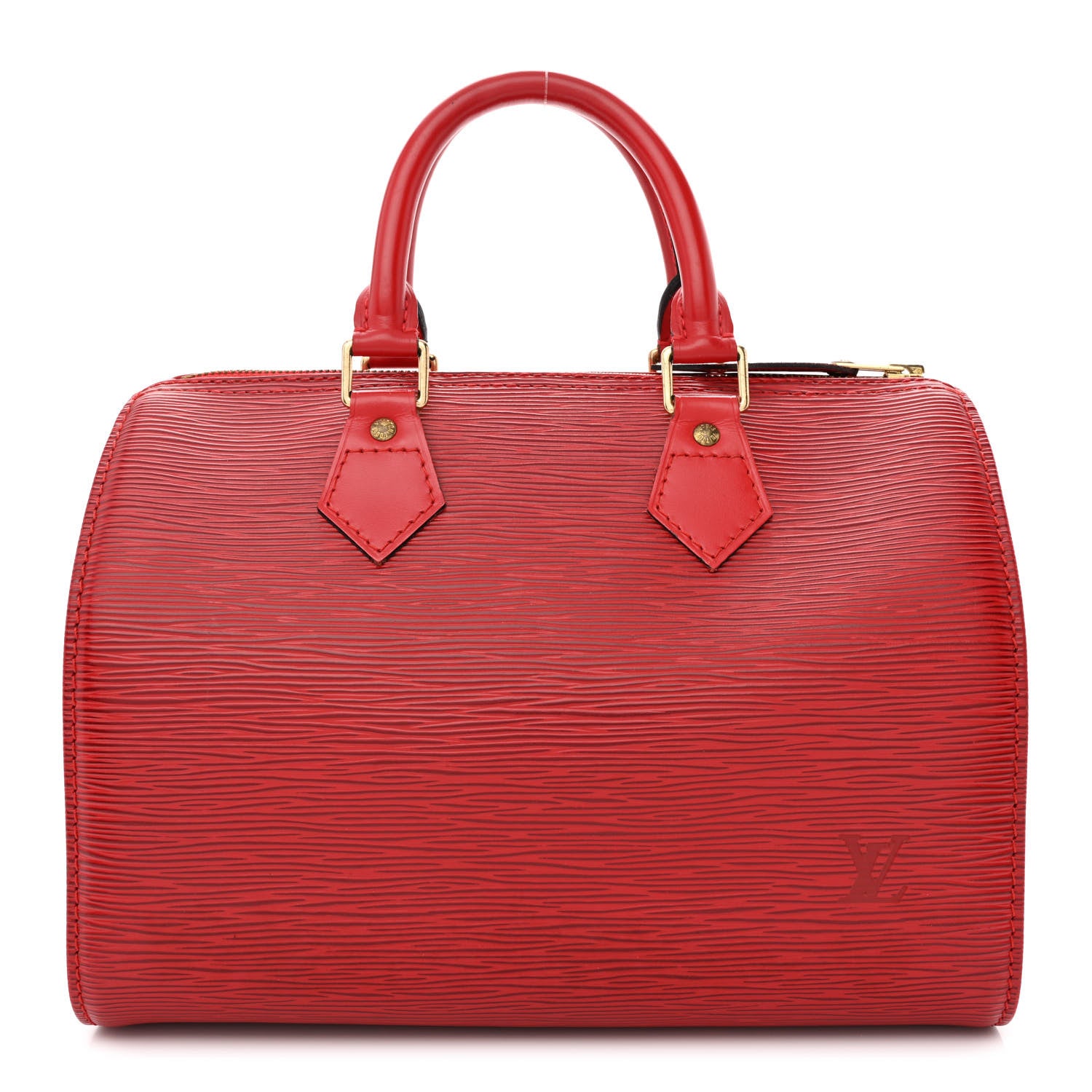 Louis Vuitton Epi Speedy 25 Castillan Red 1 of 11