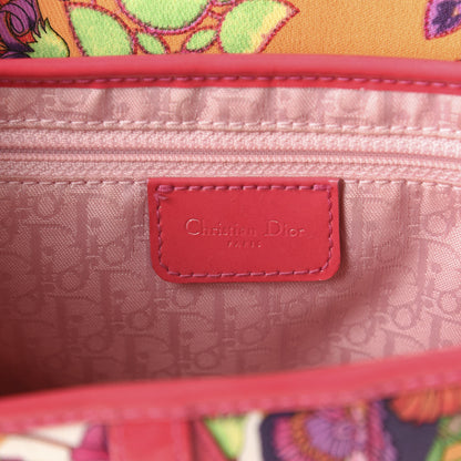 Christian Dior Canvas Floral Saddle Bag Multicolor 8 of 10