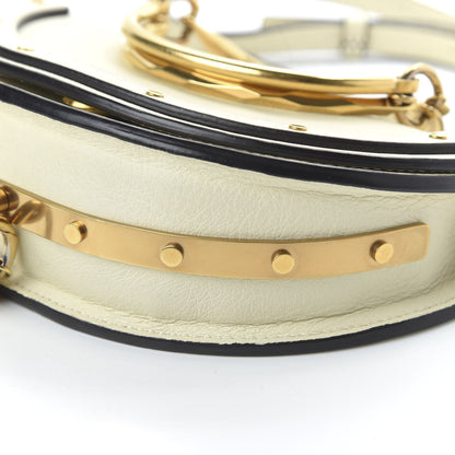 Chloe Calfskin Small Nile Bracelet Minaudiere Bag Off White 7 of 9