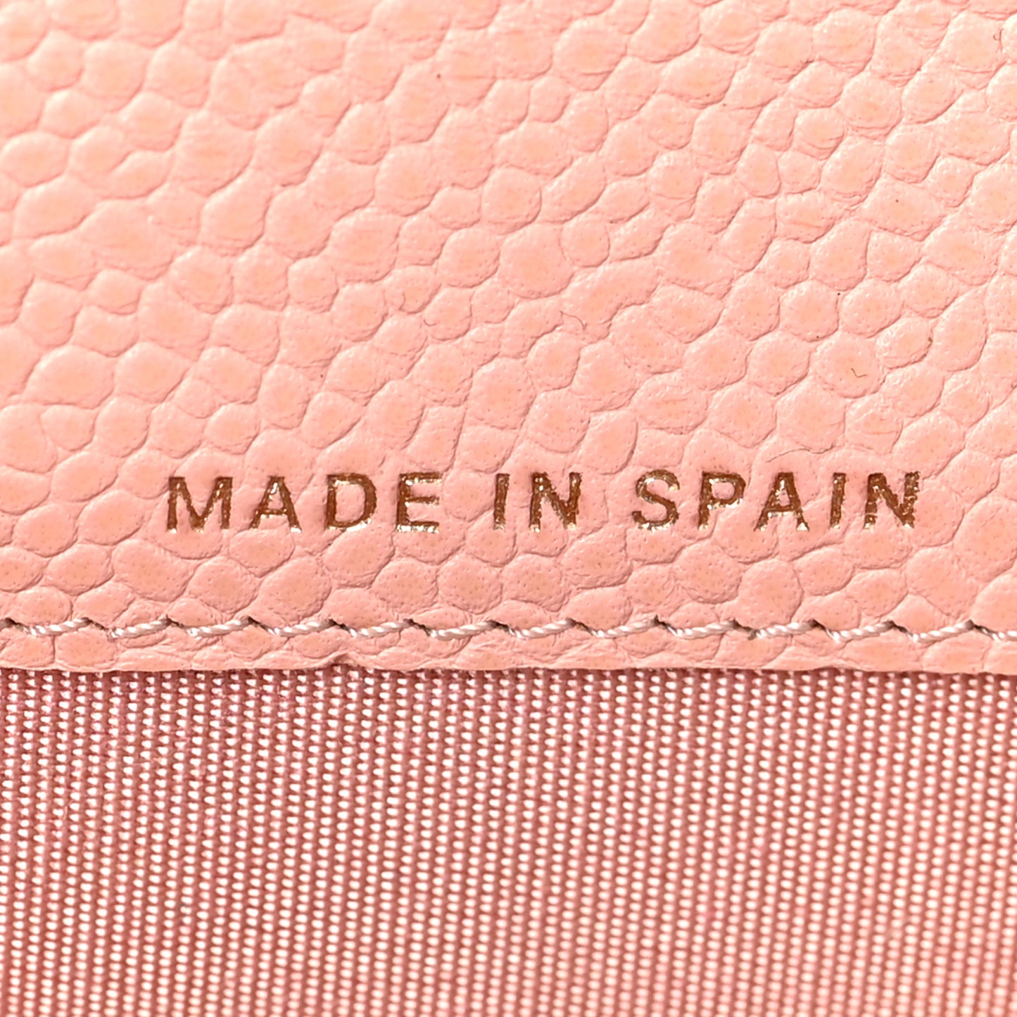 Caviar Quilted Boy Flap Card Holder Wallet Light Pink