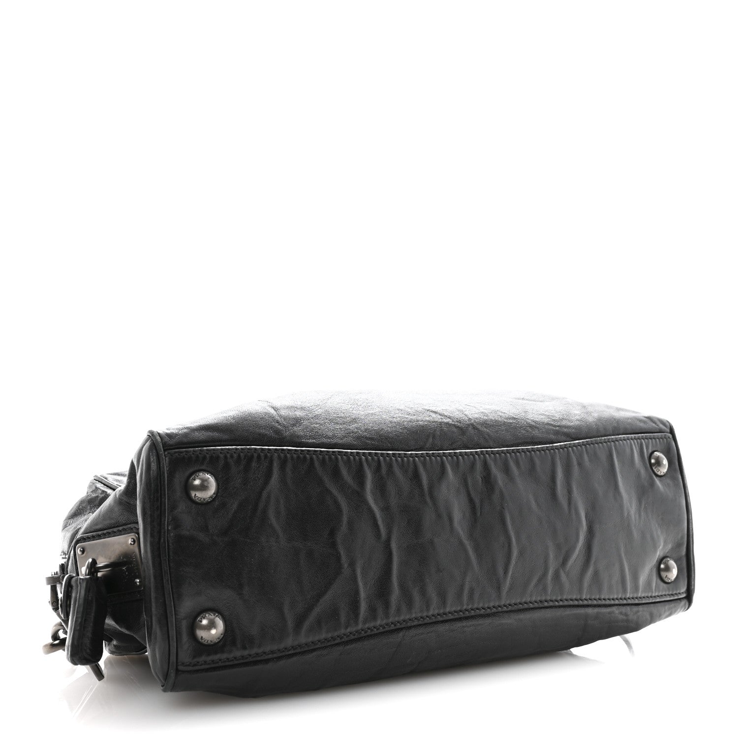 Prada Nappa Antique Bowler Black 4 of 17