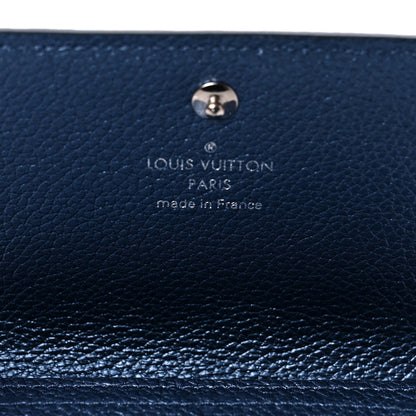 Louis Vuitton Metallic Monogram Business Card Holder Navy Nacre 7 of 8