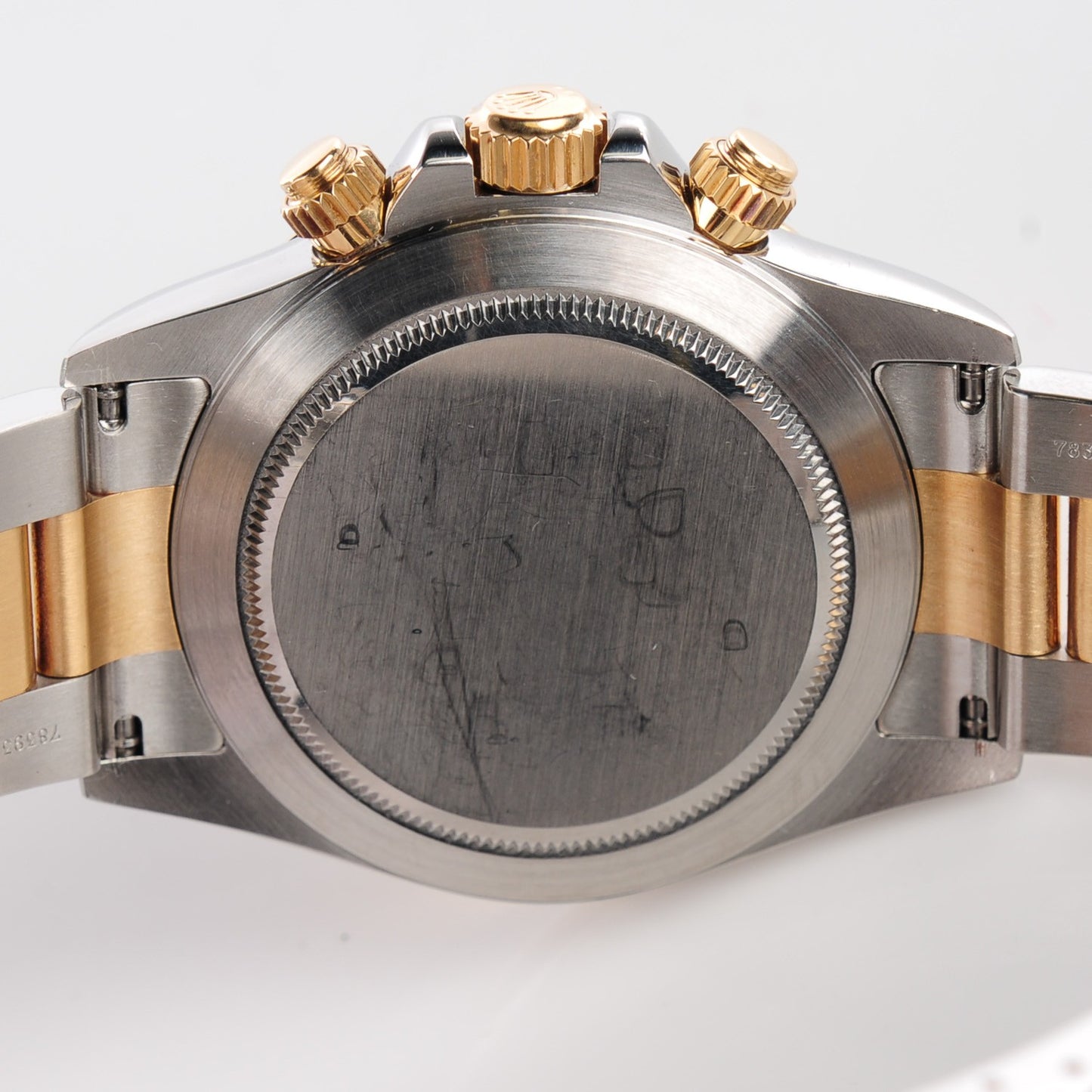 Stainless Steel 18K Yellow Gold Mother of Pearl 40mm Oyster Perpetual Cosmograph Daytona Watch 116523