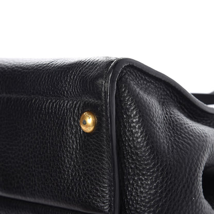 Prada Vitello Daino Shopping Tote Nero Black 8 of 10