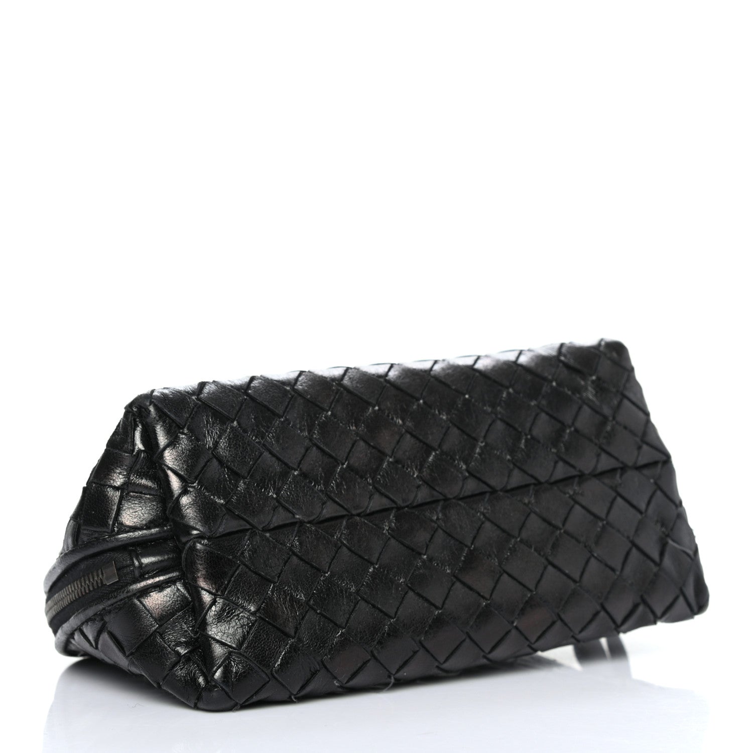 Bottega Veneta Nappa Intrecciato Small Cosmetic Pouch Black 4 of 7