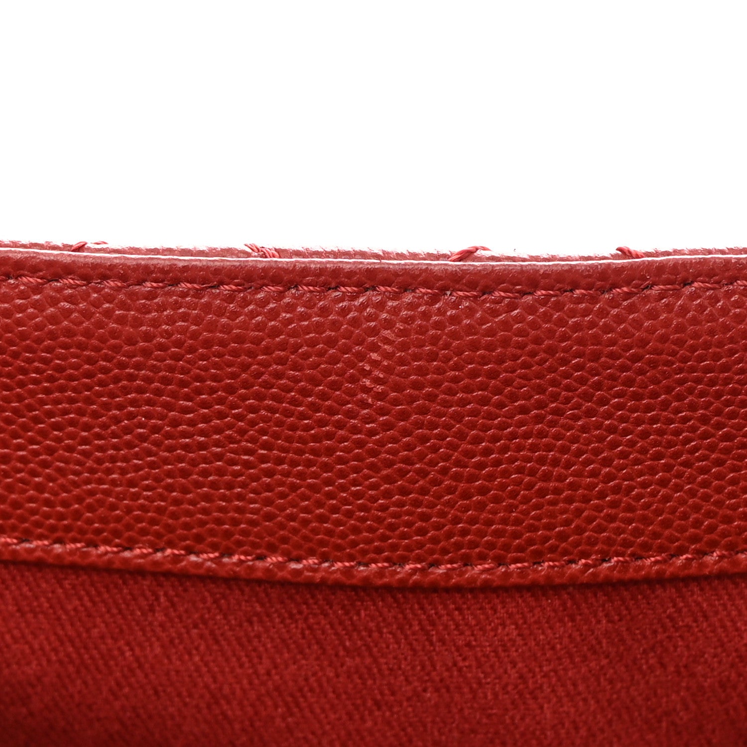 Chanel Caviar Quilted Medium Coco Handle Flap Dark Red 12 of 14