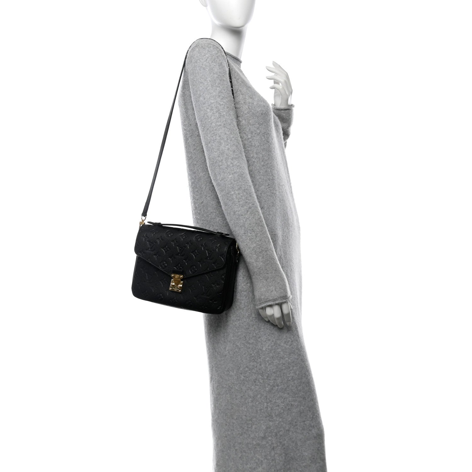 Louis Vuitton Empreinte Pochette Metis Black 2 of 13