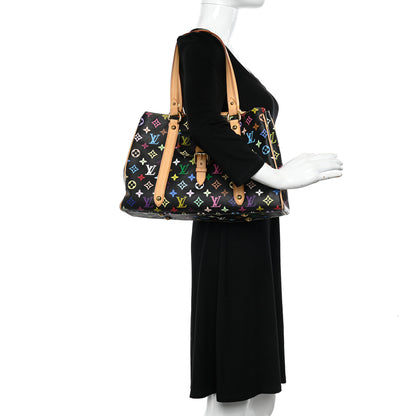 Louis Vuitton Monogram Multicolor Aurelia MM Black 2 of 9