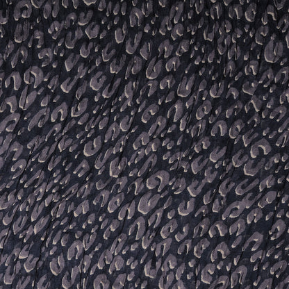 Louis Vuitton Cashmere Silk Leopard Stole Blue 4 of 6