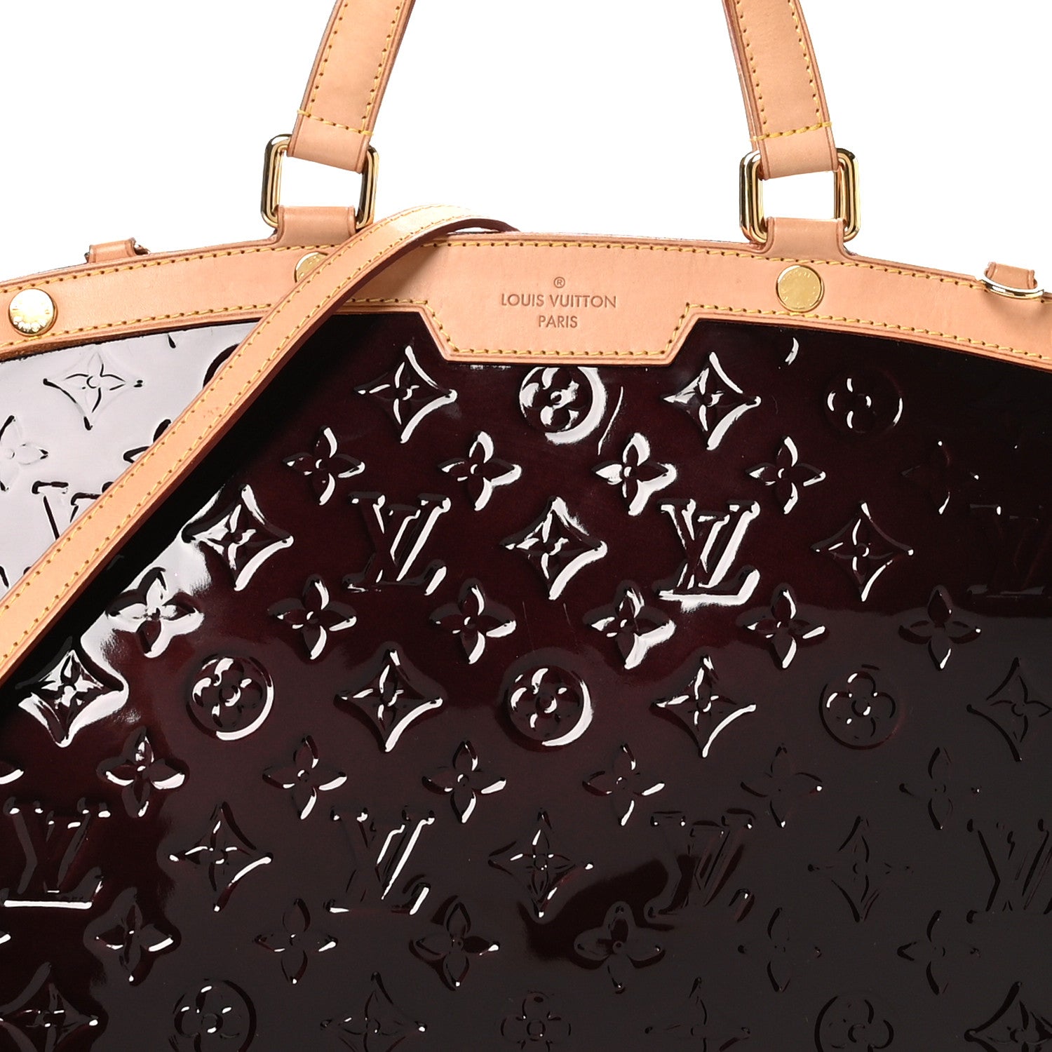Louis Vuitton Vernis Brea GM Amarante 7 of 9