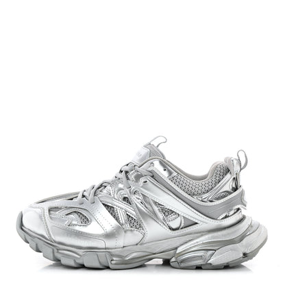 Balenciaga Mesh Nylon Mens Track Sneakers 40 Silver 1 of 13