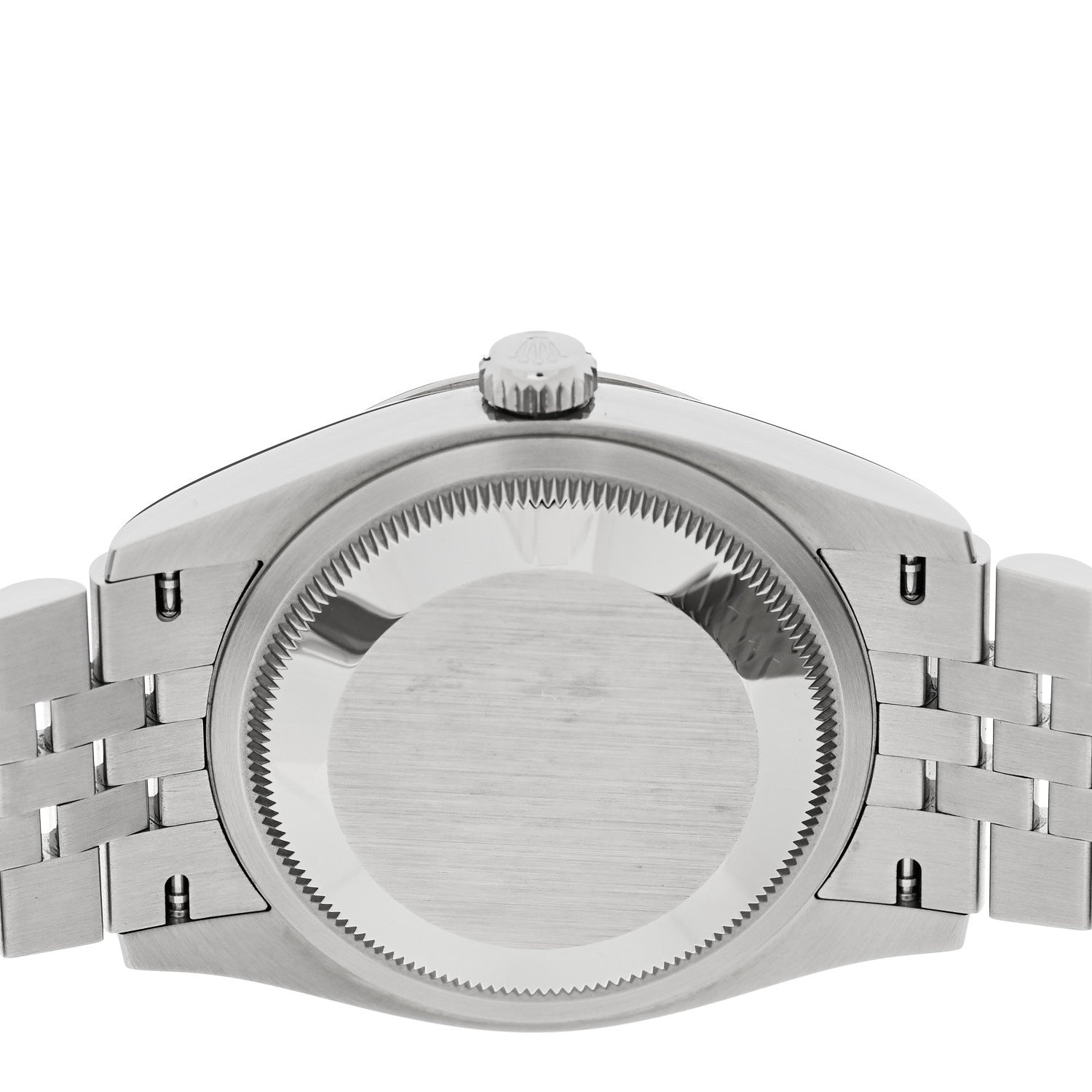 Rolex Stainless Steel 18K White Gold 36mm Oyster Perpetual Wimbledon Datejust Watch Slate 126234 4 of 5