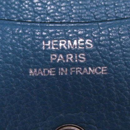 Hermes Epsom Card Holder Coin Purse Bleu 7 of 8