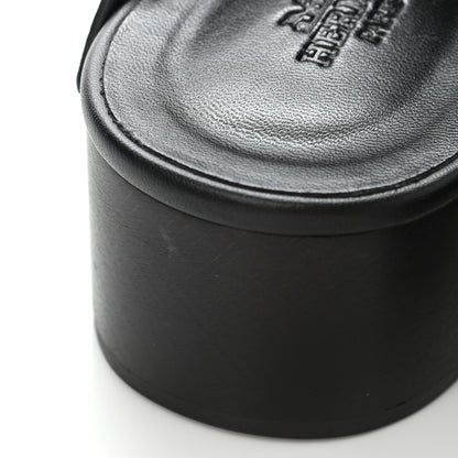 Hermes Calfskin Calya Mules 41 Black 8 of 10