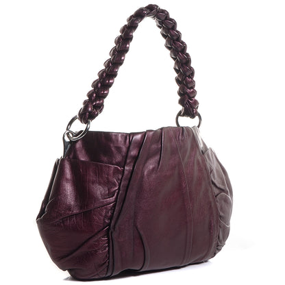 Prada Nappa Mordore Hobo Lampone 3 of 10