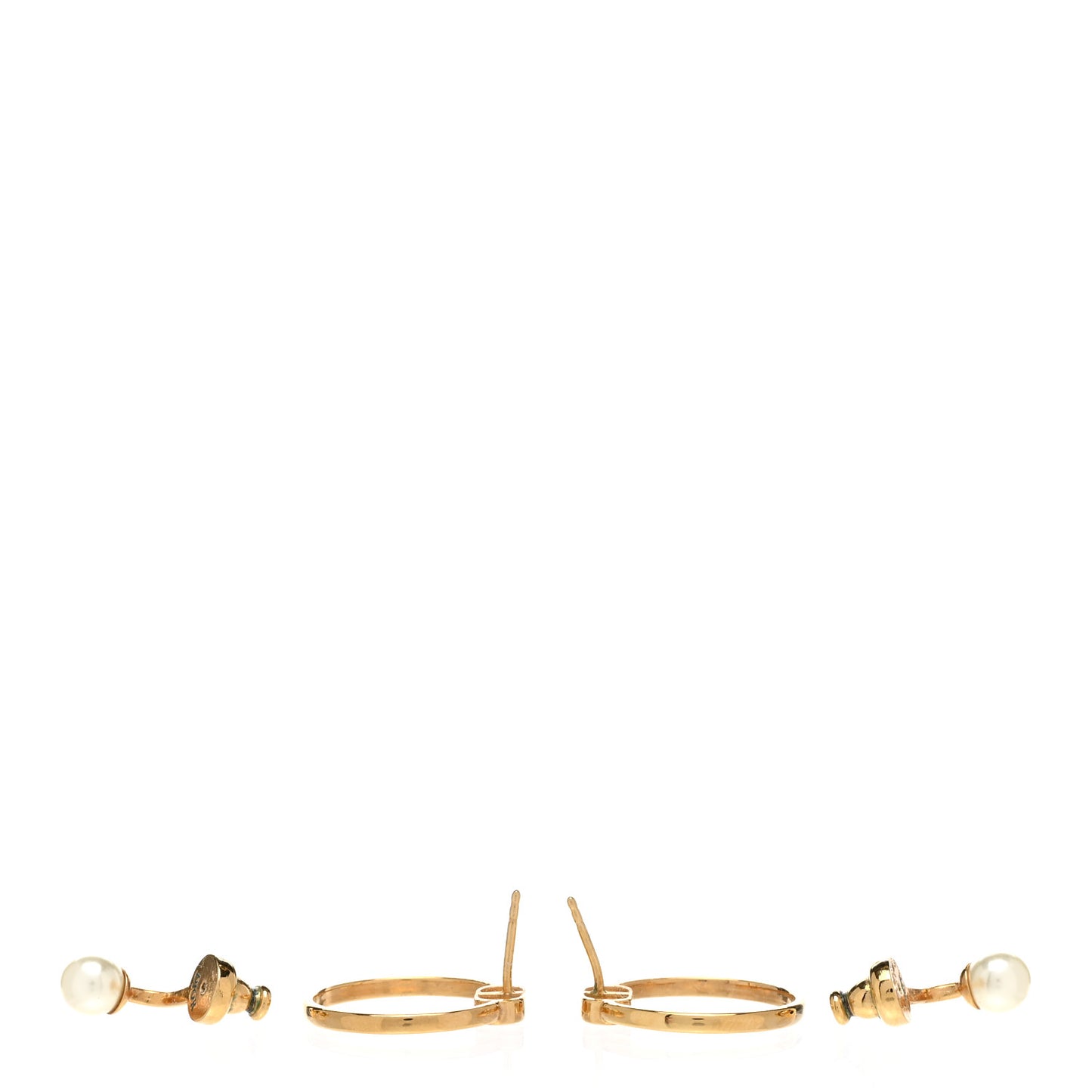 Pearl 30 Montaigne Earrings Gold