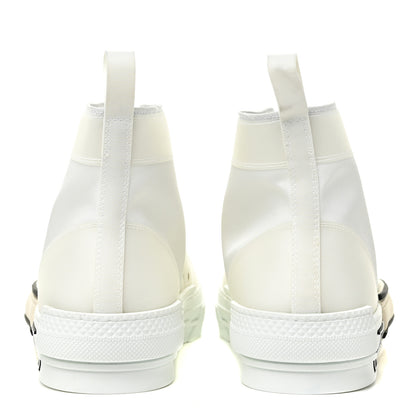 Christian Dior Canvas Mens B23 High Top Sneakers 45 White 4 of 12