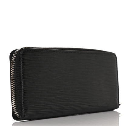 Louis Vuitton Epi Clemence Wallet Black 3 of 9
