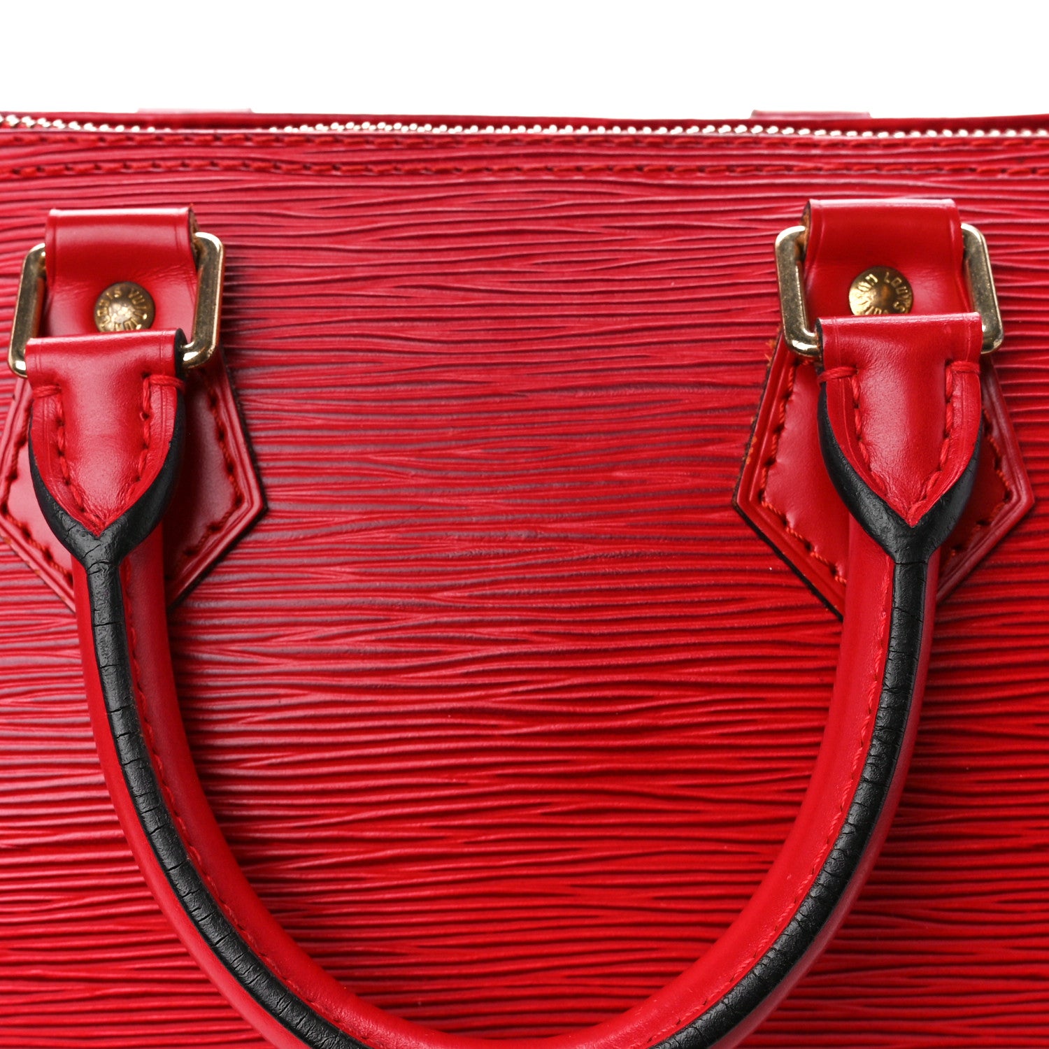 Louis Vuitton Epi Speedy 25 Castillan Red 15 of 15