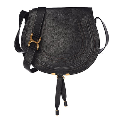 Chloe Calfskin Medium Marcie Round Crossbody Bag Black 1 of 10
