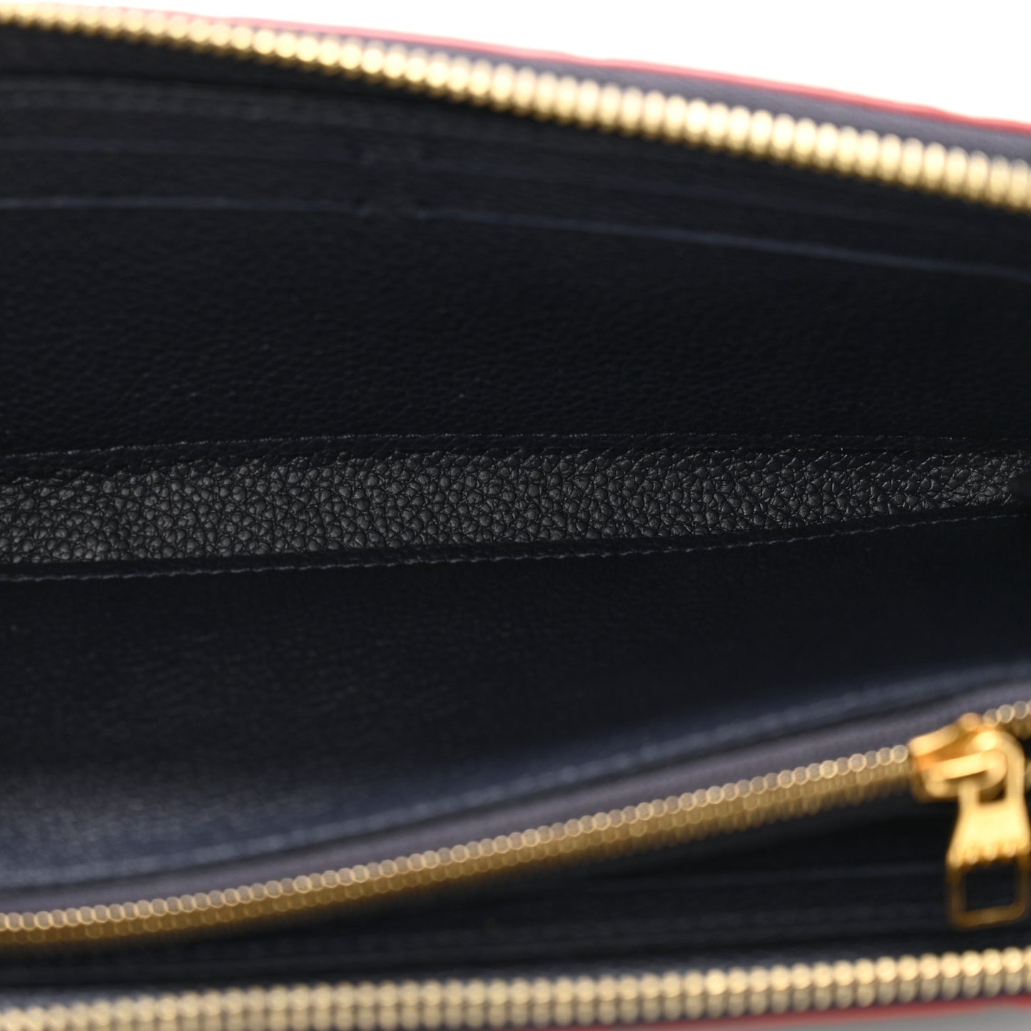 Empreinte Clemence Wallet Marine Rouge