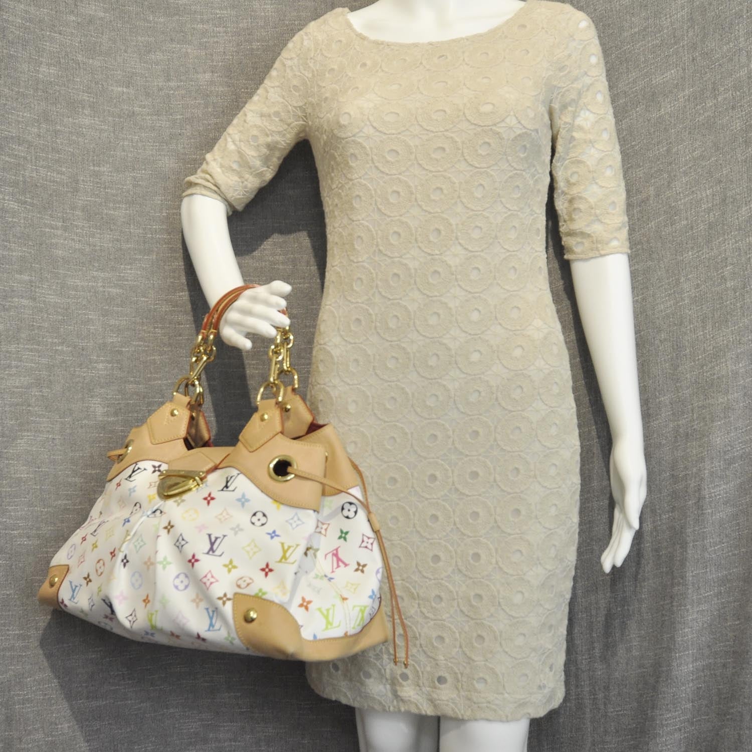 Louis Vuitton Monogram Multicolor Ursula White 2 of 11