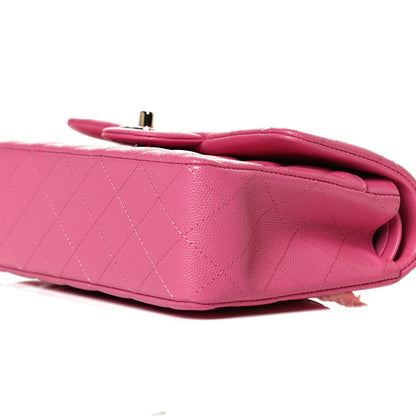 Chanel Caviar Quilted Small Double Flap Pink 10 of 12