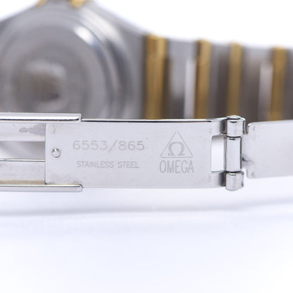 Omega Stainless Steel 18K Yellow Gold Diamond 22mm Constellation Quartz Watch Champagne 1262.15.00 5 of 5