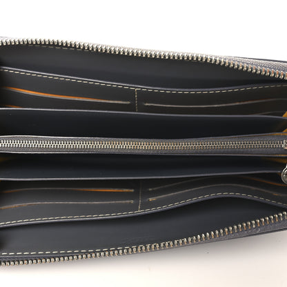 Goyard Goyardine Matignon Zip Around GM Wallet Grey 5 of 10