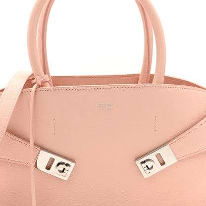 Salvatore Ferragamo Calfskin Medium Hug Bag Pink Pink 8 of 10