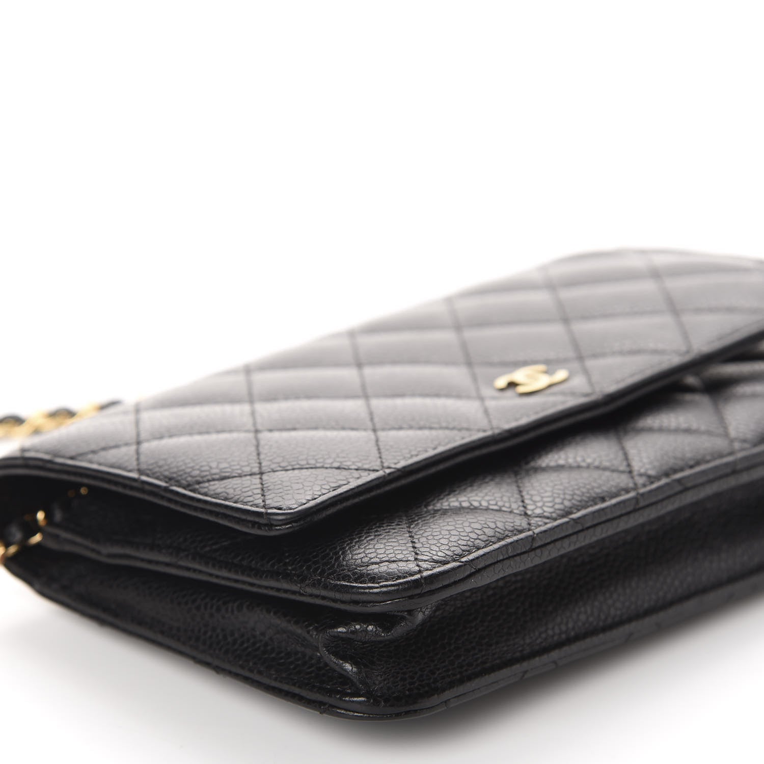 Chanel Caviar Quilted Wallet On Chain WOC Black 6 of 12