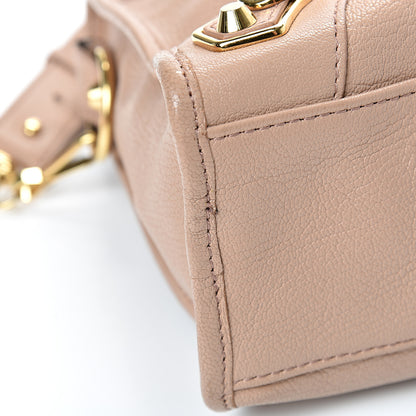 Balenciaga Chevre Gold Metallic Edge Hardware S City Rose Des Sables 11 of 14