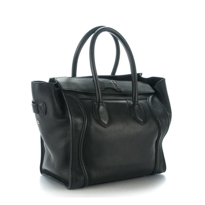 Celine Smooth Calfskin Mini Luggage Black 3 of 9