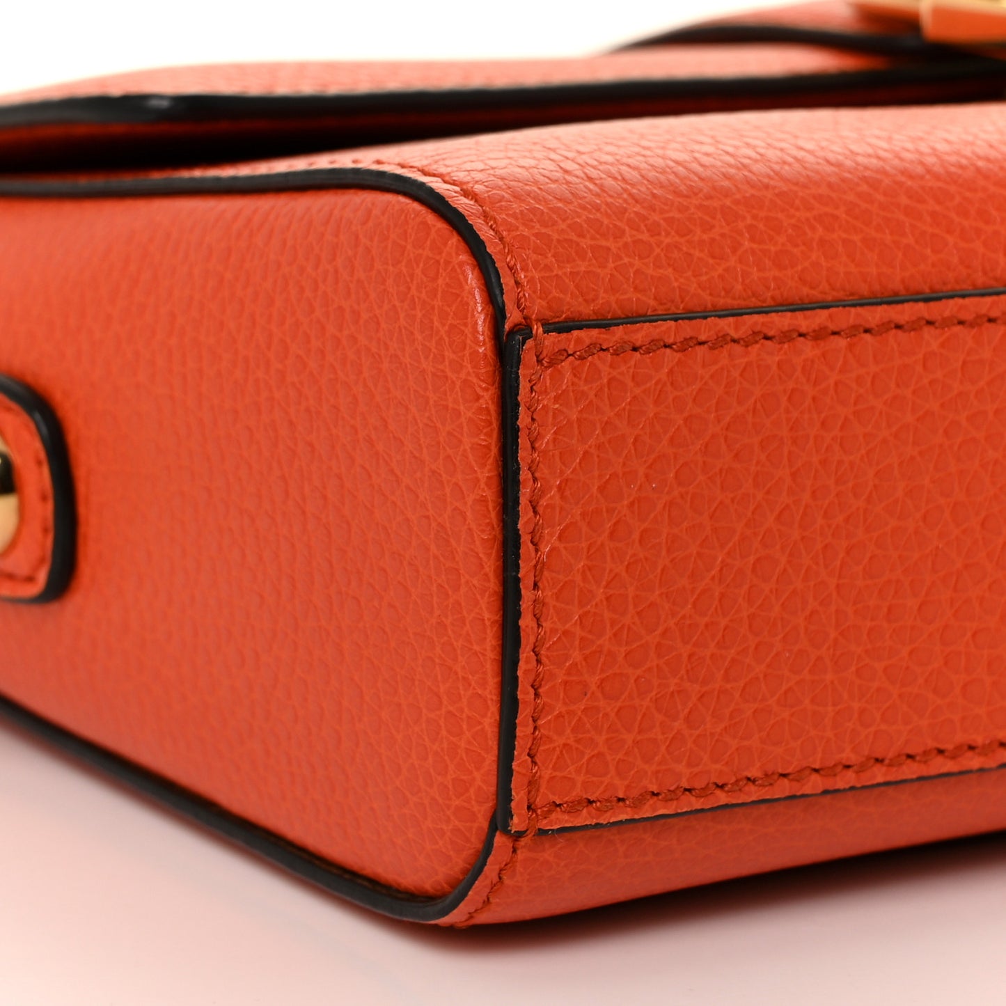 Calfskin Mini Miss Bonita Satchel Arancio