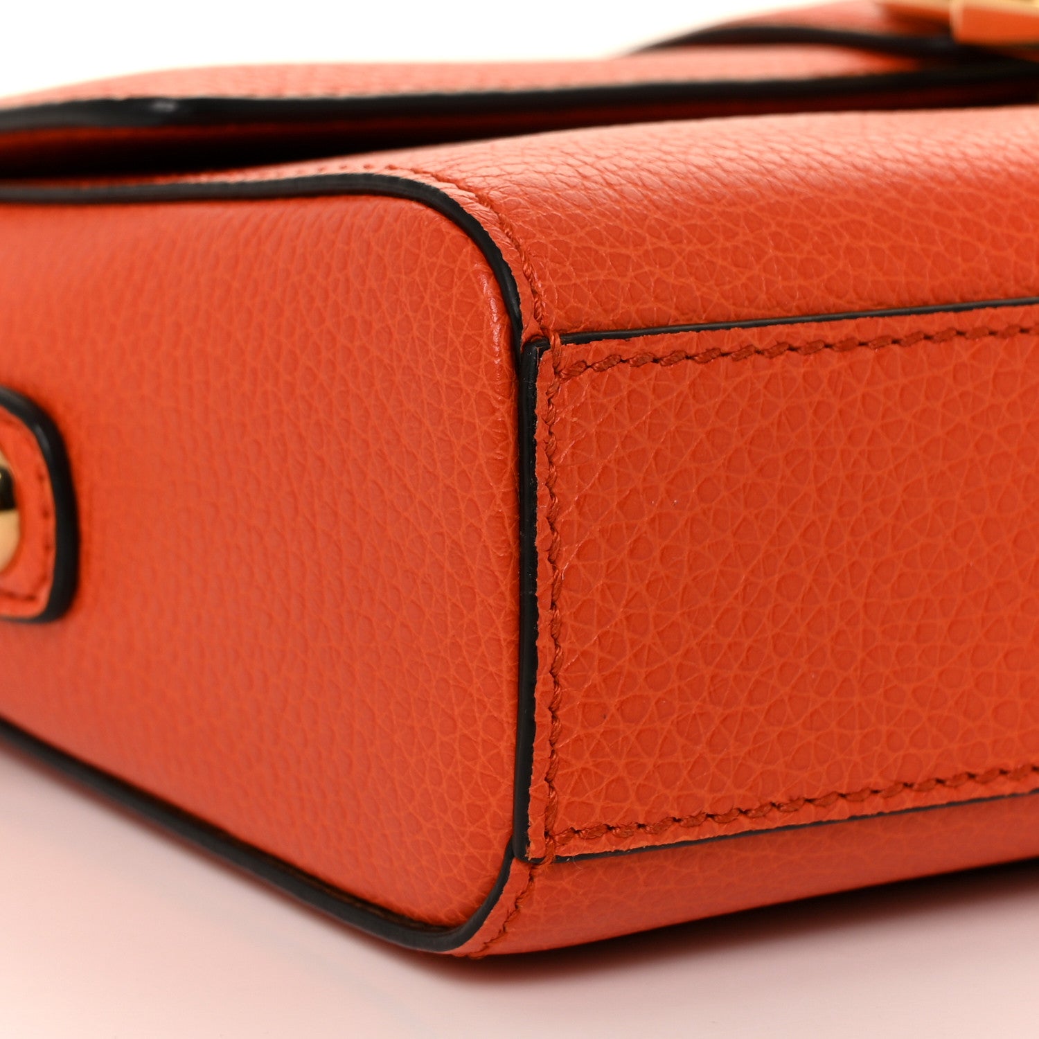 Dolce & Gabbana Calfskin Mini Miss Bonita Satchel Arancio 6 of 7