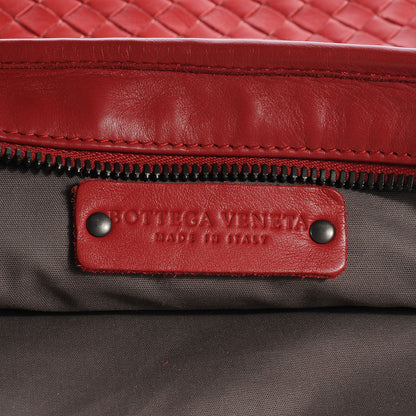 Bottega Veneta Light Calf Intrecciato Briefcase New Red 7 of 9