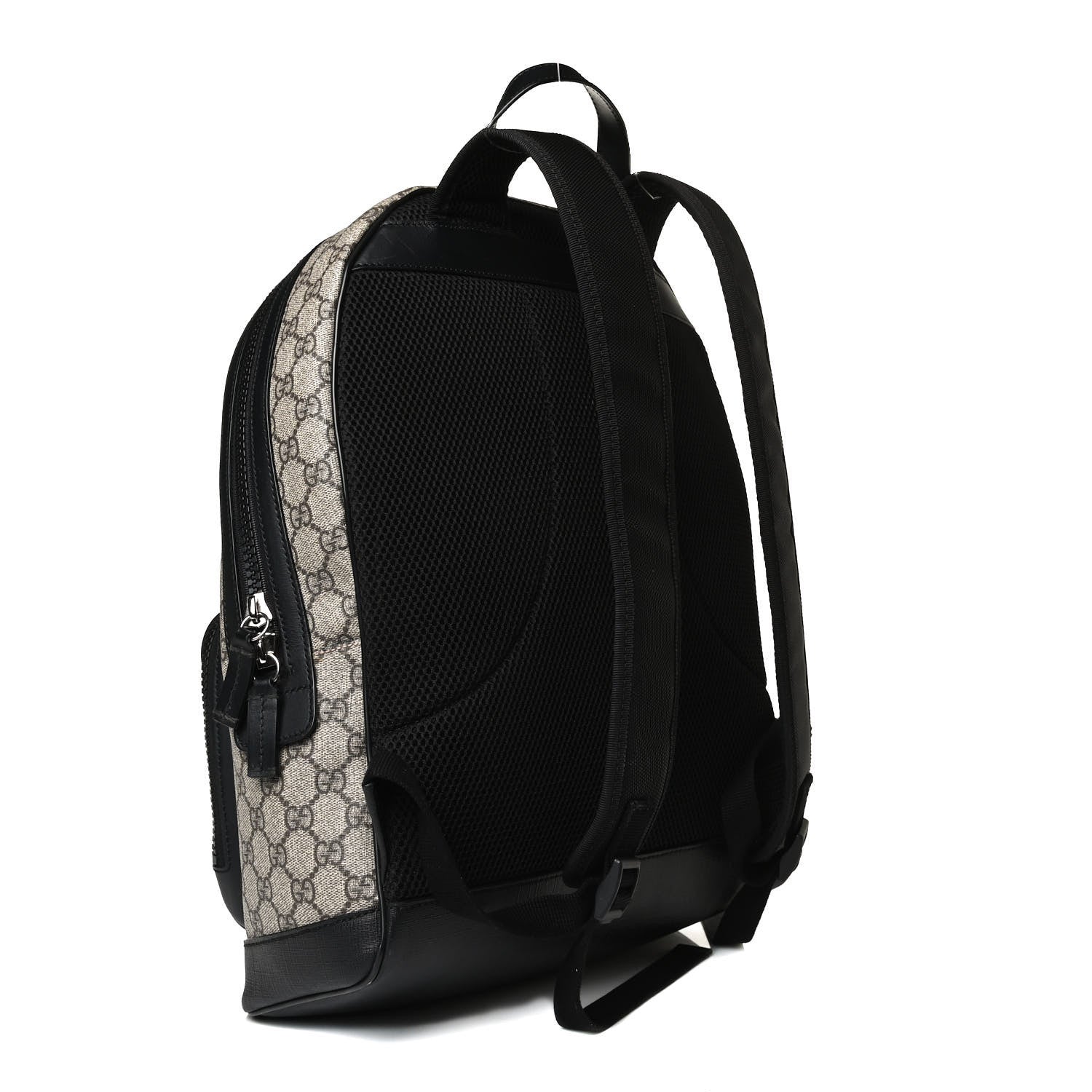Gucci GG Supreme Monogram Medium Backpack Black 3 of 15